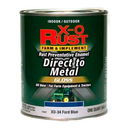 General Paint Interior/Exterior Paint, Gloss, Royal Blue, 1 qtz 776557